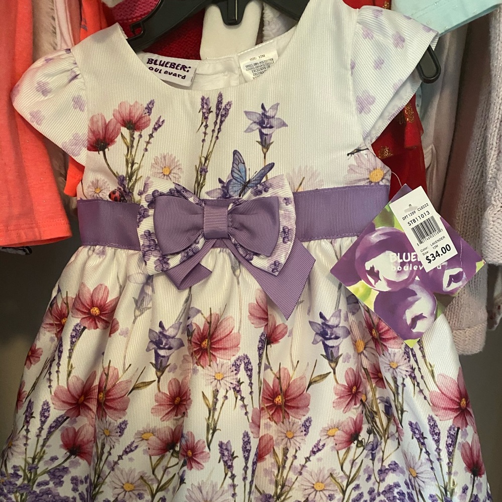 Brand new baby girl 12 month floral dress